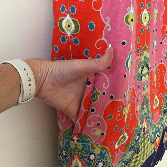 Retro Anthropologie Maeve Orava Sleeveless Shift Dress - Picture 10 of 13